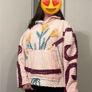 Colorful Textured Hoodie